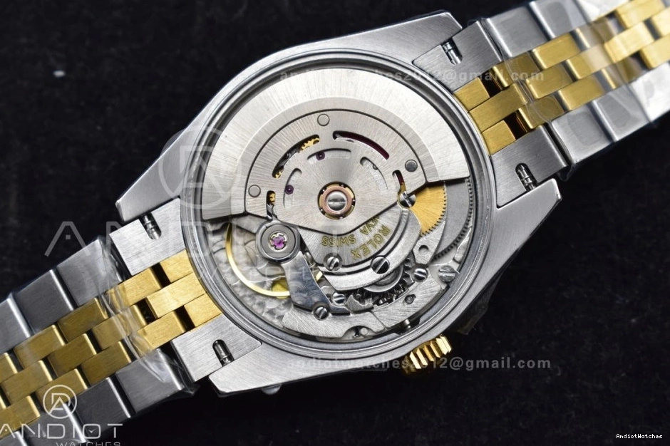 550 White DateJust 316L Roman GSF 31 Lightweight YG 278271 Bracelet Markers Steel President on Ladies Dial 1009